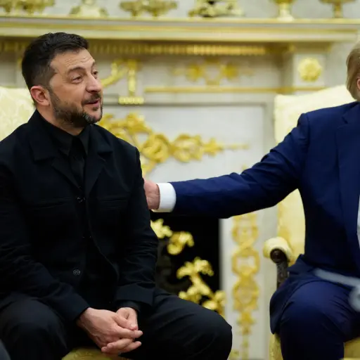 Reunión entre Donald Trump y Volodímir Zelenski en la Casa Blanca ,EFE