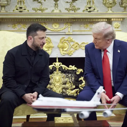Reunión entre Donald Trump y Volodímir Zelenski en la Casa Blanca ,EFE