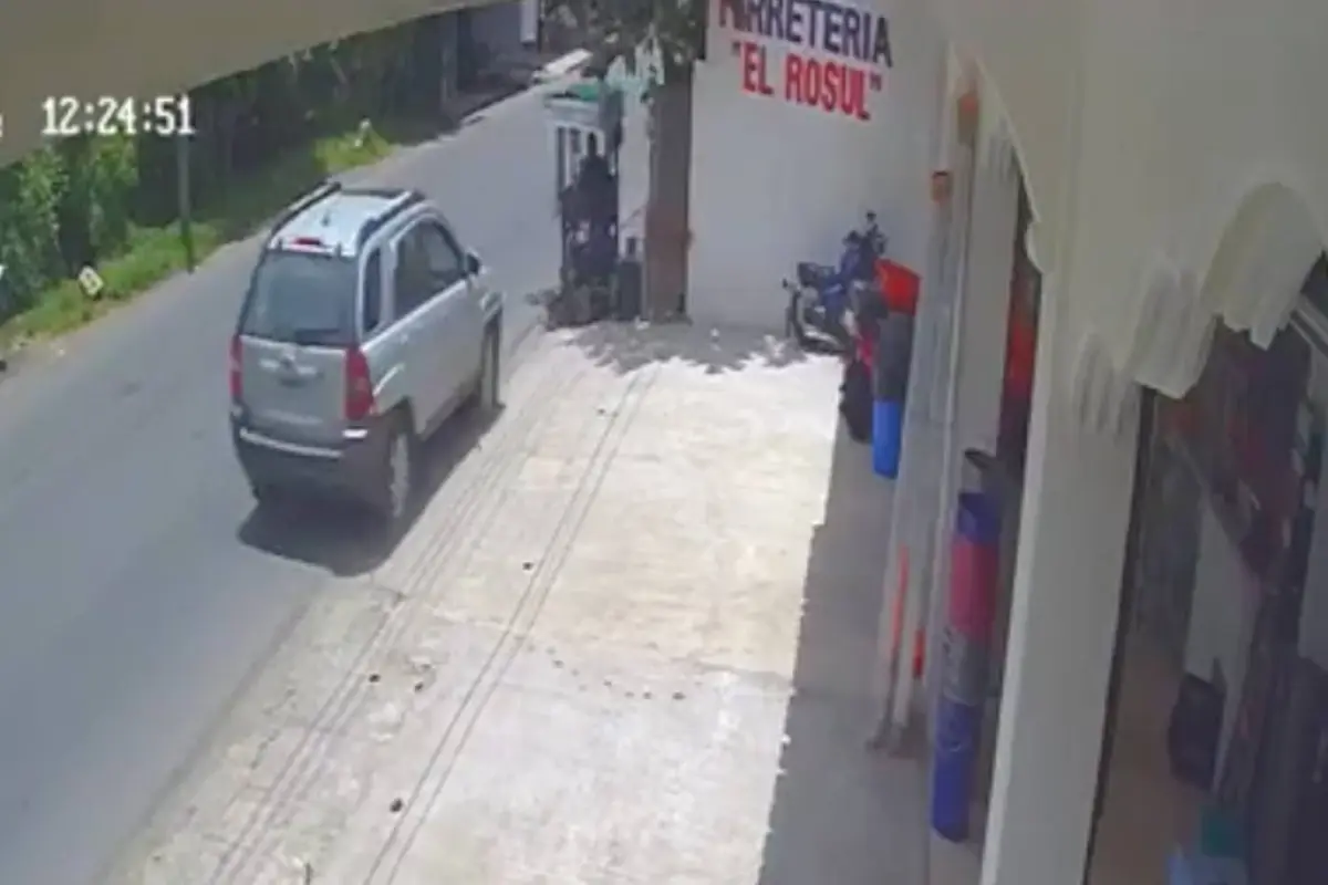 Accidente en El Estor, Izabal. , Captura de pantalla video X.