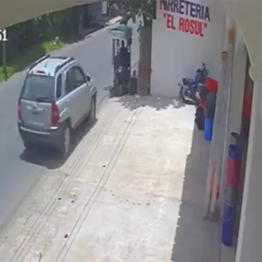 Accidente en El Estor, Izabal.  ,Captura de pantalla video X.