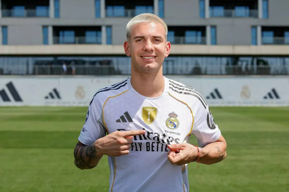 Franco Mastantuono, jugador del Real Madrid - Real Madrid C.F.