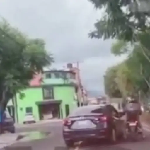 Incidente vial en zona 7. ,Captura de pantalla video X.