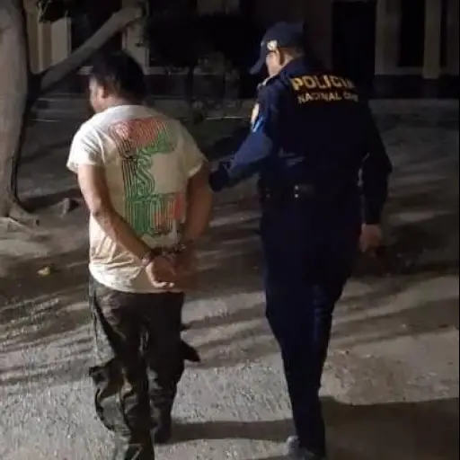 El hombre fue entregado a la PNC ,Foto PNC