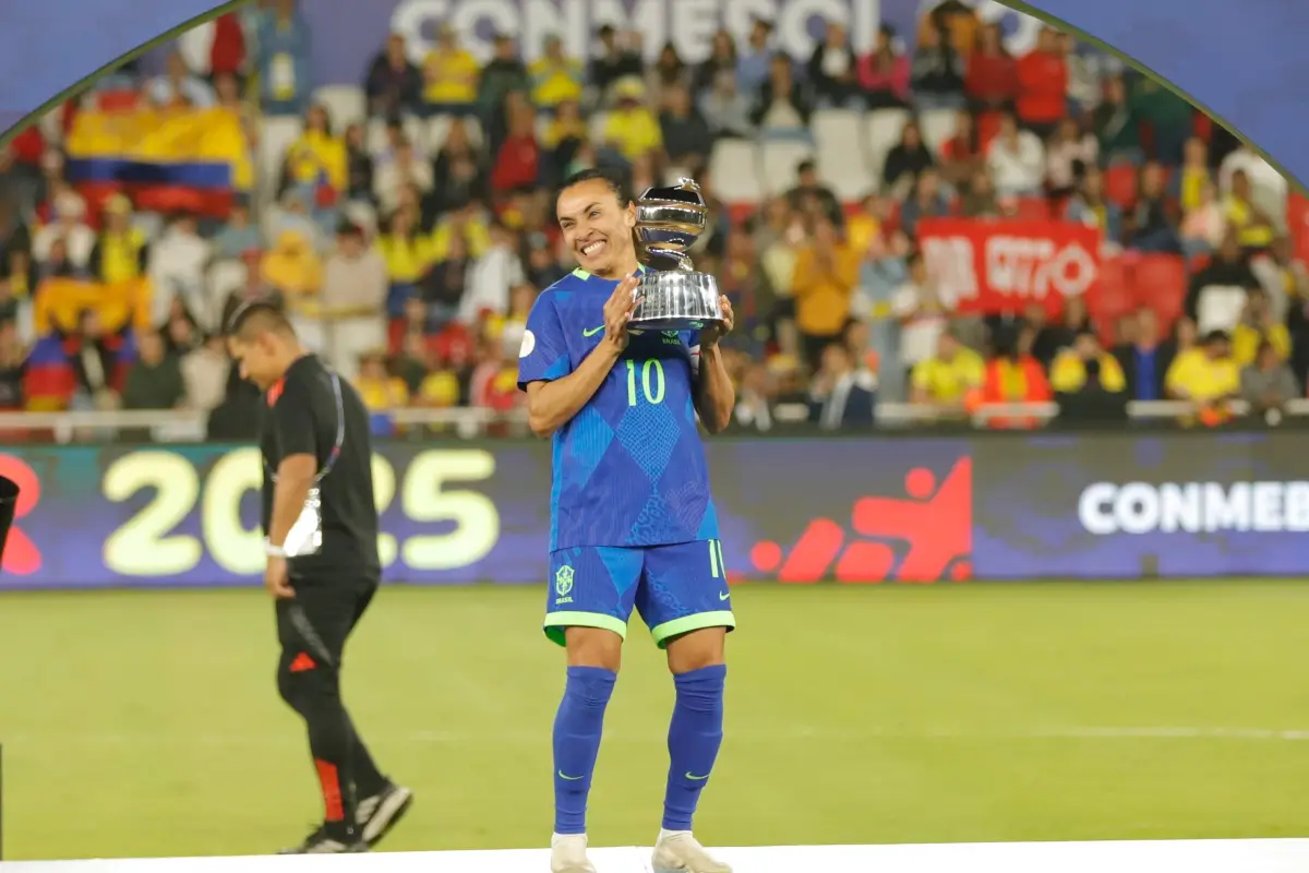 Marta recientemente ganó la Copa América Femenina 