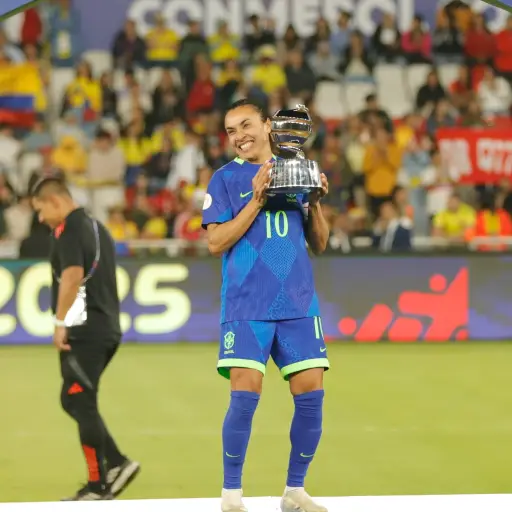 Marta recientemente ganó la Copa América Femenina 