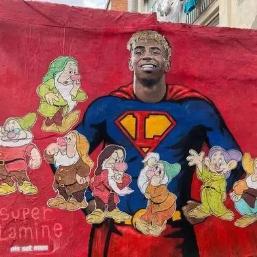 Vandalizan mural de Lamine Yamal en Barcelona - Esport3