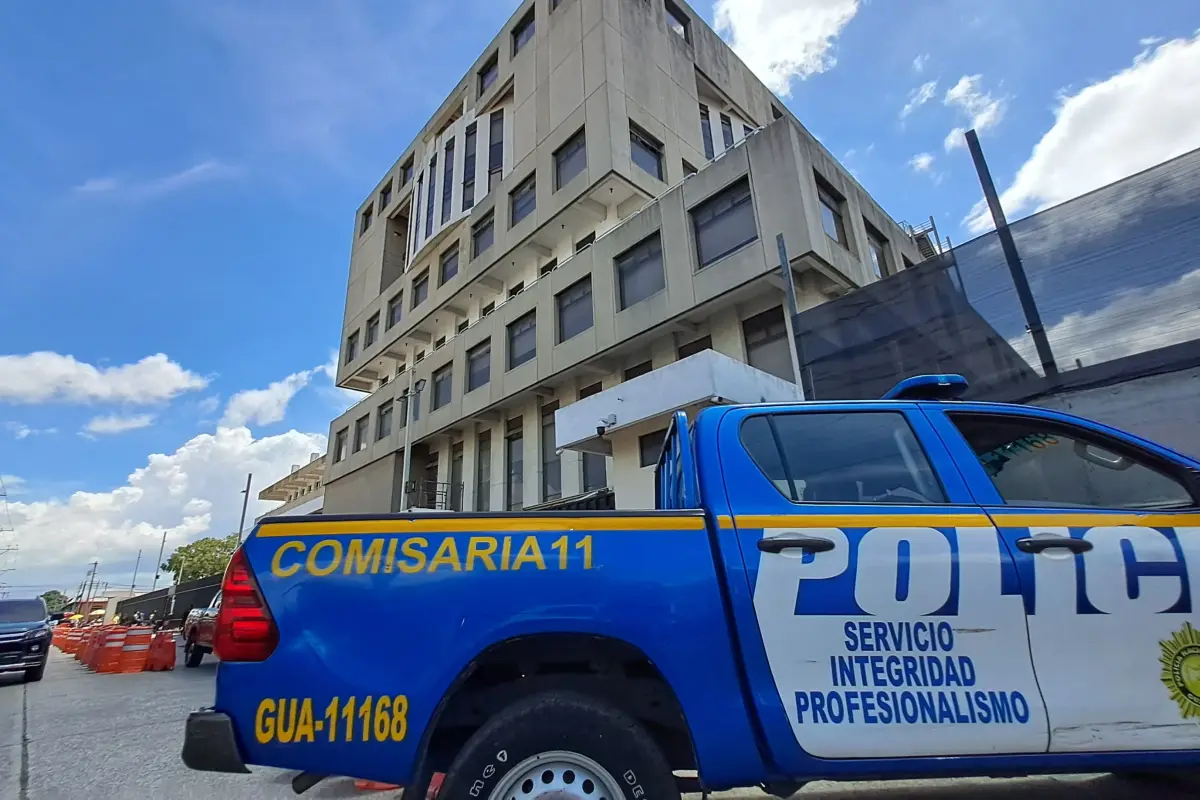 Los accesos a la sede del Ministerio Público, en Gerona, zona 1, se encuentran cerrados., Omar Solís/Emisoras Unidas