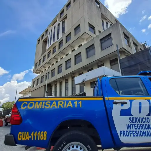 Los accesos a la sede del Ministerio Público, en Gerona, zona 1, se encuentran cerrados. ,Omar Solís/Emisoras Unidas