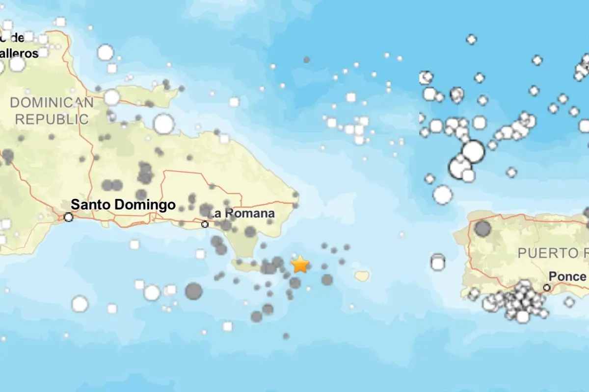 Sismo en República Dominicana, agosto 2025, USGS
