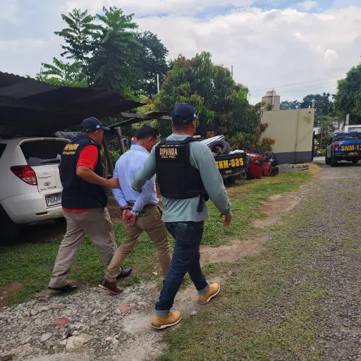 El investigador fue detenido en San Marcos.  ,Foto PNC