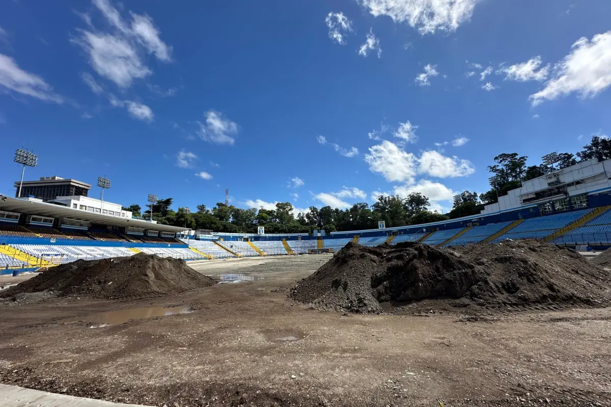 Estadio Doroteo Guamuch Flores registra atrasos en sus obras - Bancada Vos