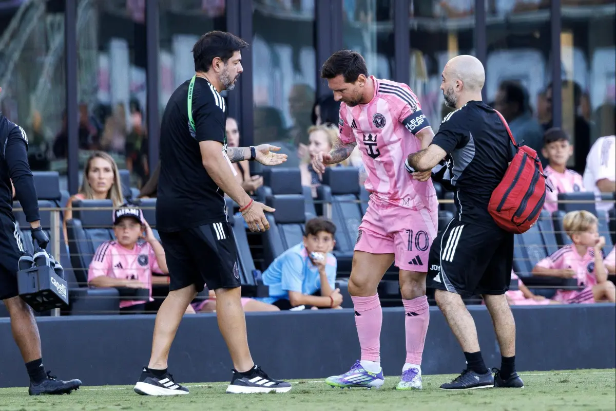 Lesión de Lionel Messi - EFE