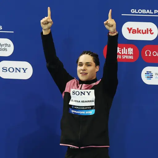 El mexicano Osmar Olvera se coronó nuevo campeón del mundo de trampolín de tres metros