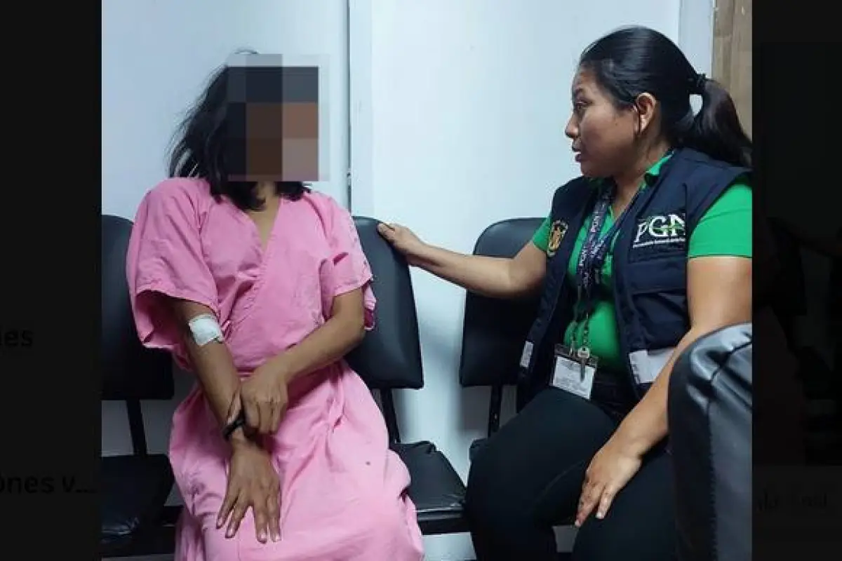 La PGN da seguimiento al caso de la menor, que fue trasladada a un hospital., PGN