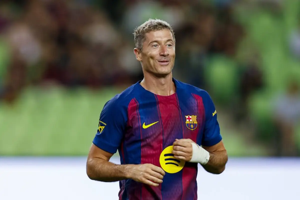 Robert Lewandowski es baja para el Trofeo Joan Gamper 