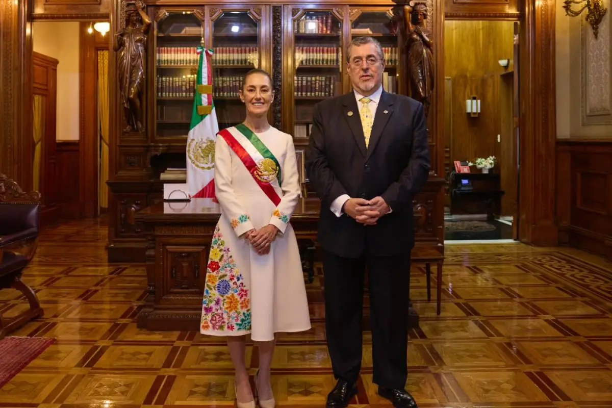 Presidente Bernardo Arévalo participa en ceremonia de transmisión de mando de Claudia Sheinbaum. , Gobierno de Guatemala.