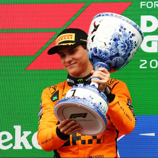 Oscar Piastri celebra en Países Bajos - F1