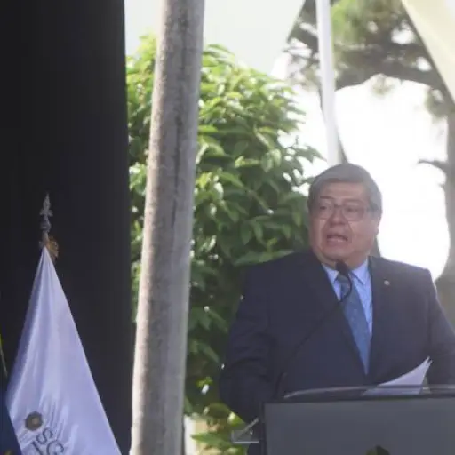 El ministro de Gobernación, Francisco Jiménez, en un acto público. ,Omar Solís/Emisoras Unidas