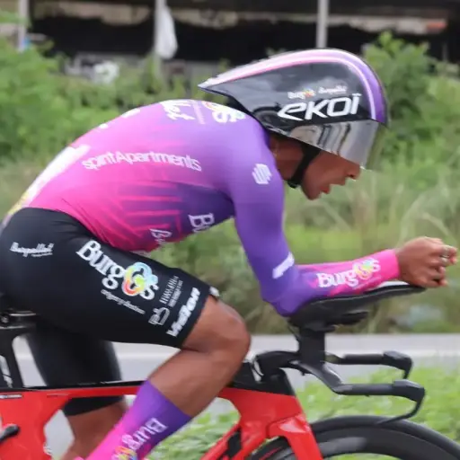 Sergio Chumil, ciclista guatemalteco del Team Burgos Burpellet-BH - Burgos BH