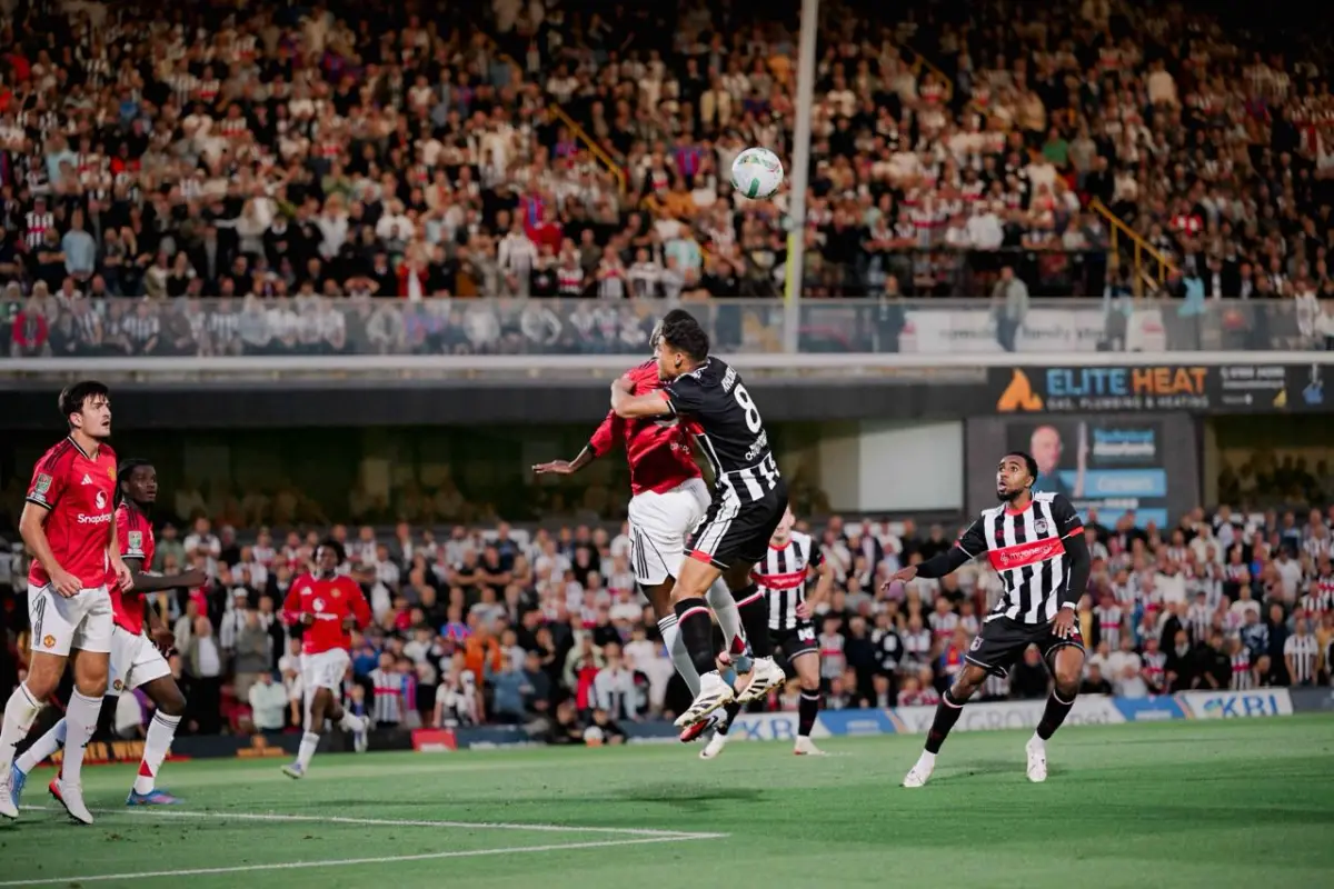 Partido entre el Manchester United y Grimbsy Town de la cuarta división - Grimbsy Town