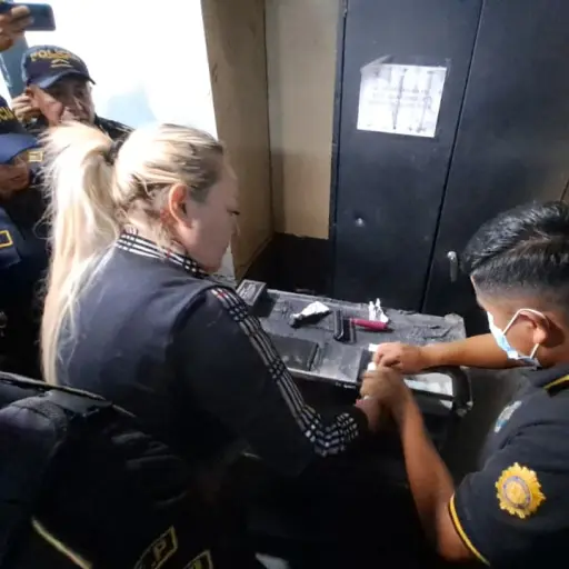 María Marta Castañeda Torres fue trasladada a la Torre de Tribunales tras su detención en Antigua Guatemala. ,Omar Solís/Emisoras Unidas