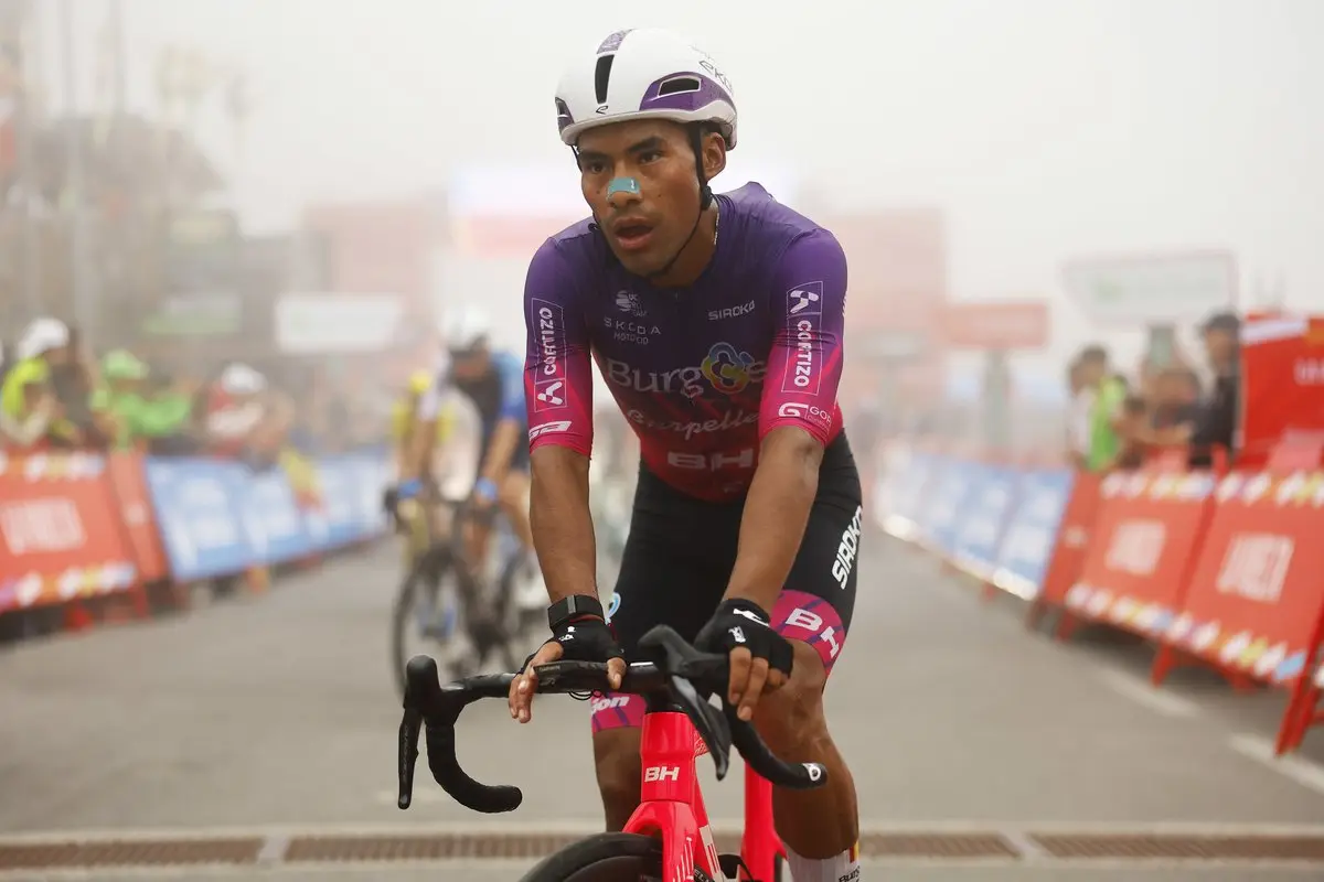 Sergio Chumil completó una nueva etapa de la Vuelta a España - Burgos BH