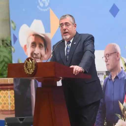 El presidente Bernardo Arévalo aseguró que no cederán en el tema del orden en el Sistema Penitenciario. ,Omar Solís.