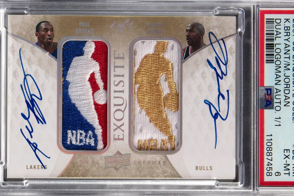 Una estampa firmada por Kobe Bryant y Michael Jordan se vendió en 12,9 millones de dólares - EFE