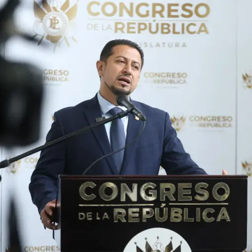 El presidente del Congreso, Nery Ramos, rechazó la fuga de los reos de Fraijanes II. ,Congreso de la República.