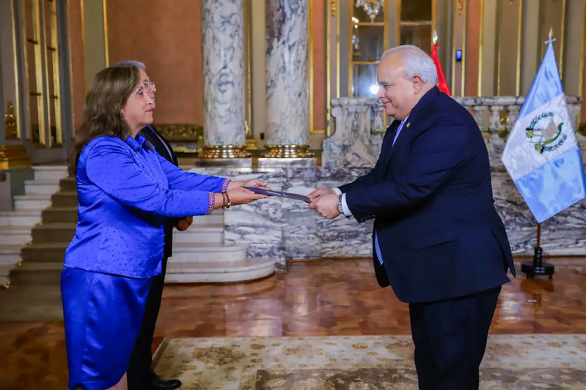 Herbert Estuardo Meneses Coronado, embajador de Guatemala en Perú, presenta cartas credenciales., Minex