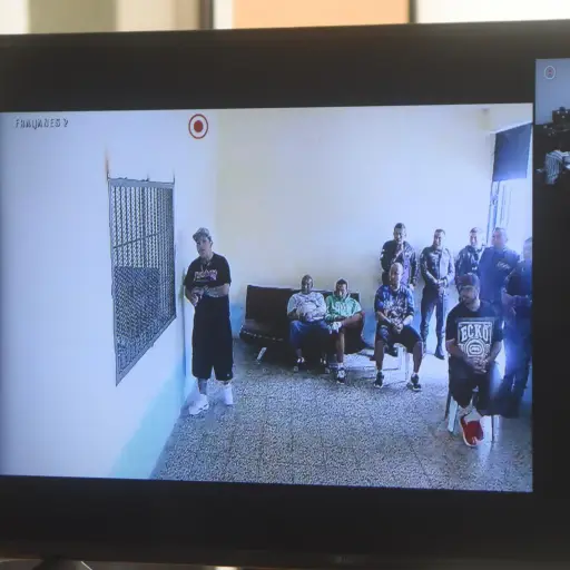 Los reos señalados de organizar motines en el Preventivo de la zona 18. ,Omar Solís/Emisoras Unidas