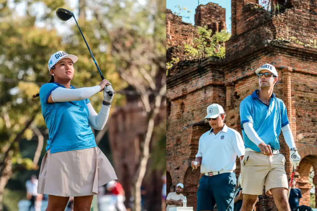 Elzbieta Aldana y Gabriel Palacios conquistan oro en golf para Guatemala - COG
