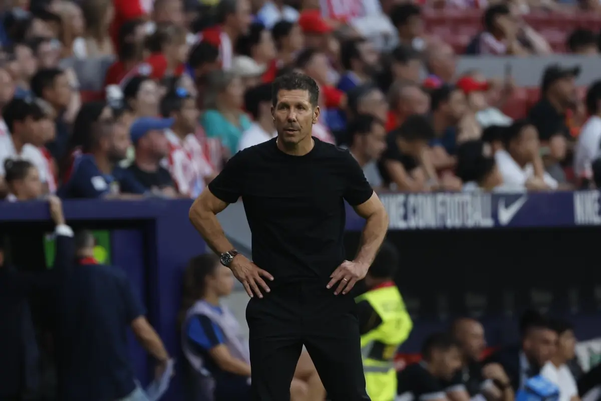 Diego Simeone, técnico del Atlético de Madrid - EFE