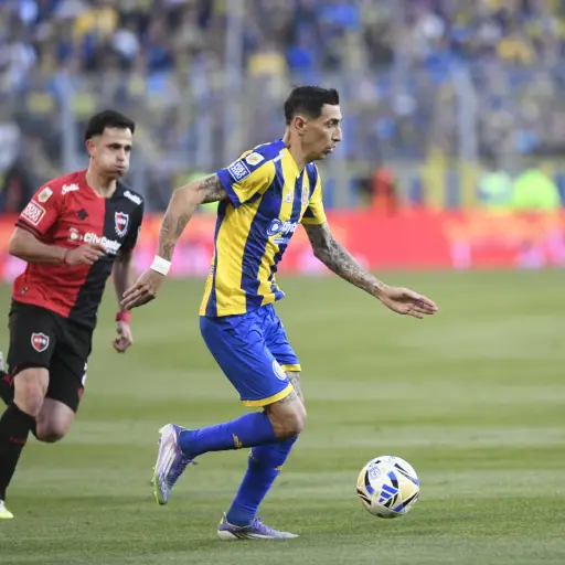 Ángel Di María en el clásico rosarino - Rosario Central