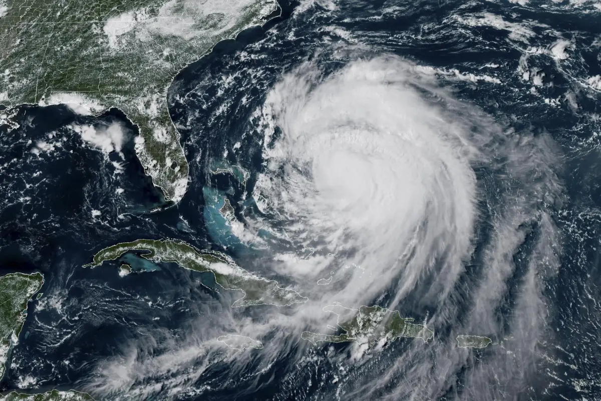 Huracán Erin en el Atlántico, EFE