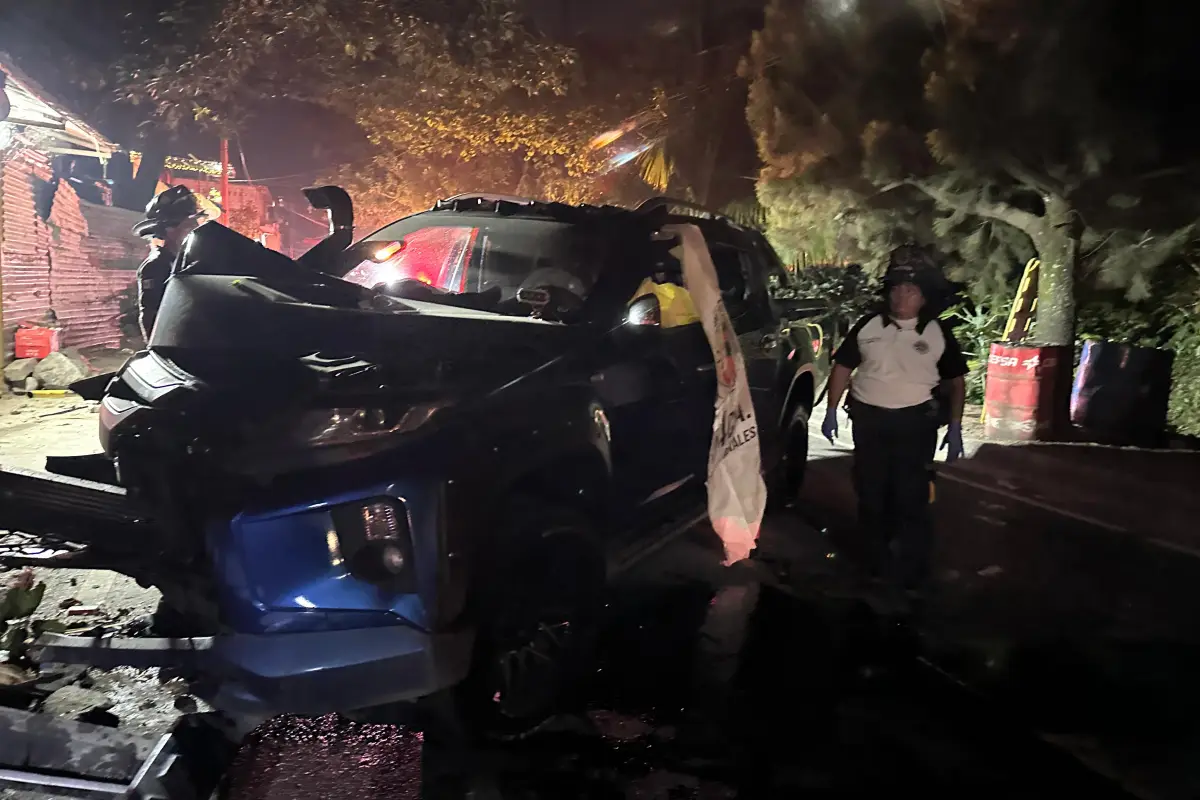 El lugar donde ocurrió el ataque armado en Villa Canales., Bomberos Voluntarios