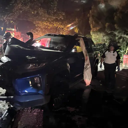 El lugar donde ocurrió el ataque armado en Villa Canales. ,Bomberos Voluntarios