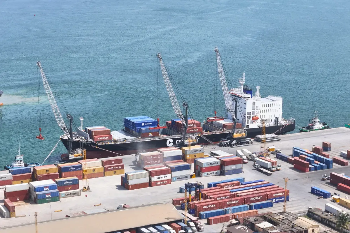 Instalaciones de la Empresa Portuaria Nacional Santo Tomás de Castilla, en Izabal., Empornac