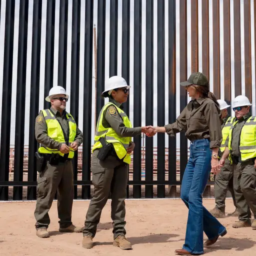 Trump ordena pintar de negro el muro fronterizo para que se caliente y sea más difícil de escalar ,EFE