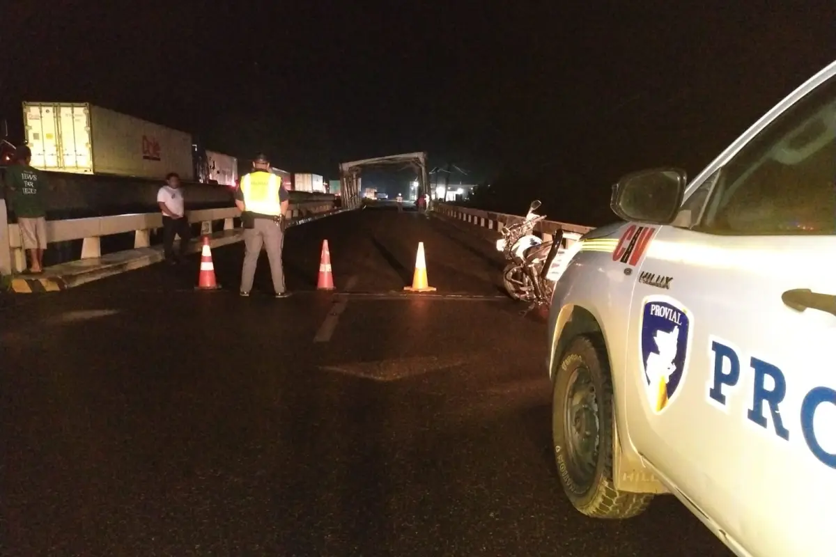 Se aplicó un cierre preventivo en el puente Mocá., Provial