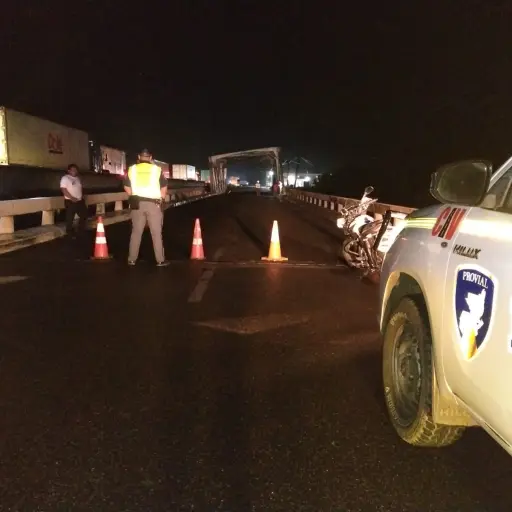 El puente Mocá fue cerrado en agosto pasado por prevención. ,Imagen de archivo: Provial