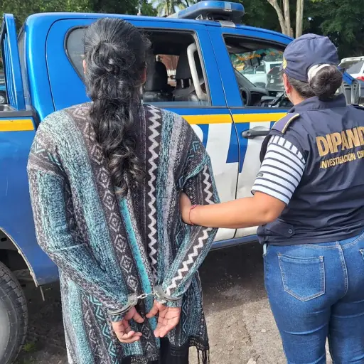 Mujer recapturada en Escuintla con 11 órdenes de captura. ,PNC
