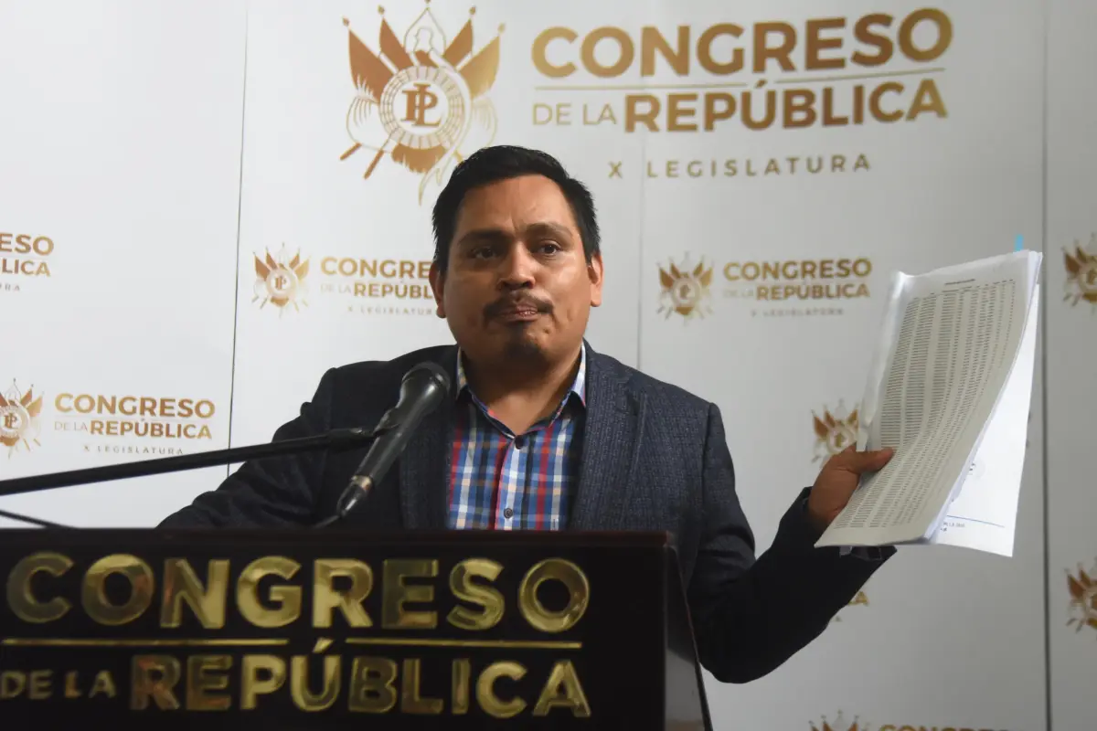 José Chic durante conferencia de prensa este jueves 28 de agosto de 2025 