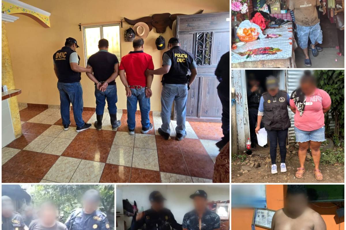 Detenidos presuntos miembros de 'Los Chipilines'