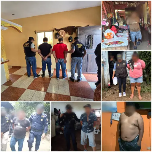 Capturan a presuntos integrantes de la banda Los Chipilines. ,Ministerio Público