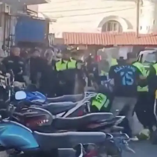 Trifulca en Escuintla. ,Captura de pantalla video X.