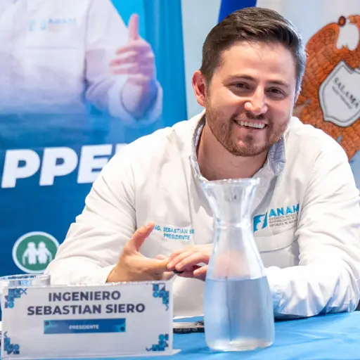 Sebastián Sierro, presidente Anam. ,Cortesía