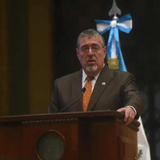 El presidente Bernardo Arévalo brinda conferencia de prensa. ,Foto de archivo: EU