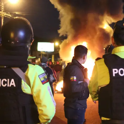 Protestas en Ecuador ,EFE