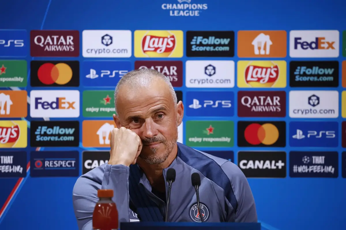 Luis Enrique, técnico del PSG - EFE